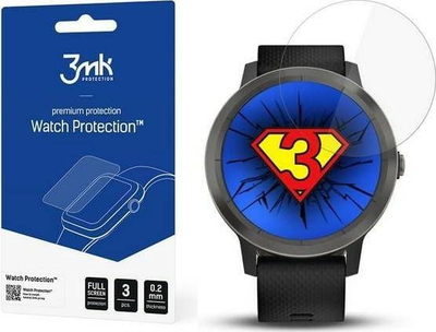 Mbrojtës ekrani 3MK FlexibleGlass për Garmin Vivoactive 3, hibrid, shumë i hollë, i tejdukshëm