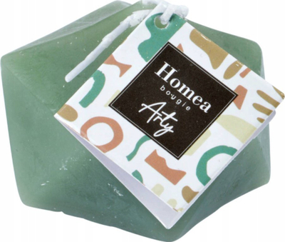 Kandil dekorativ Homea Origami, pa aromë, parafinë, shumëngjyrësh