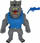 Figurë lodër Epee Rubber Monsters Warriors Ujk Njeri, elastike, me shotgun, shumëngjyrëshe