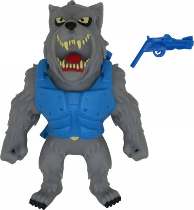 Figurë lodër Epee Rubber Monsters Warriors Ujk Njeri, elastike, me shotgun, shumëngjyrëshe