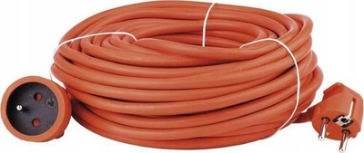 Електричен продолжен кабел Vertex со навивач, 50m, 3x2.5mm², портокалов