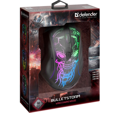 Глувче Defender GM-928 BULLETSTORM, Gaming, USB Type-A