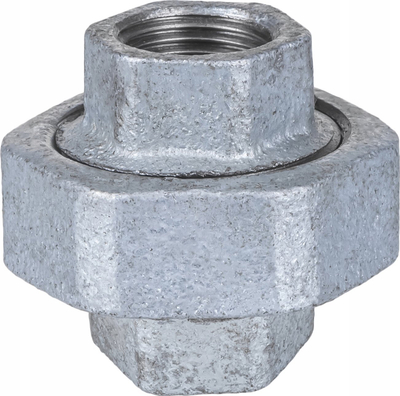 Bashkues i drejtë AGAFLEX U1, 3/4", i galvanizum