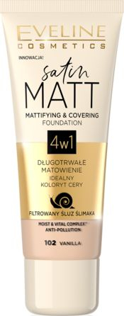 Krem fytyre Eveline Saten Matt 4n1 102, 30ml