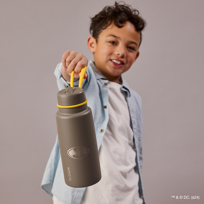 Termoshishe b.box Batman, 1L, çelik inox, gri
