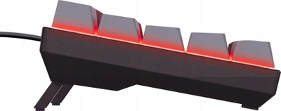 Tastierë gaming Trust GXT867 Acira, 60% mini, me kabllo USB, e zezë
