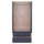 Garderobë dyderëshe Reina HM338.04, 2 sirtarë, 80x42x180 cm, sonoma gri