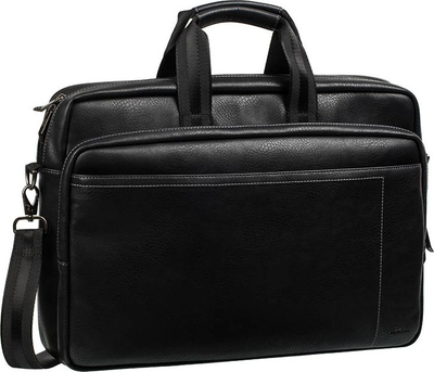 Çantë laptopi Rivacase 8940, 16", lëkurë PU, e zezë