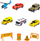 Set kamion lodër Smily Play Truck Suitcase, 5 makina, 1 helikopter, shumëngjyrësh