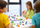 Set plasteline Hey Clay Duck, 5 kavanoza, tharje në ajër, shumëngjyrësh