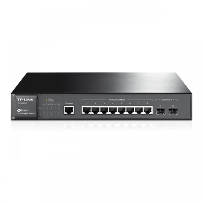Swich i menaxhuar TP-Link Omada, 8 porta Gigabit, 2 slote SFP, i zi