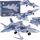 Lodër ndërtimi avion luftarak Xijia J-20, 34 pjesë, shkallë 1:100, gri