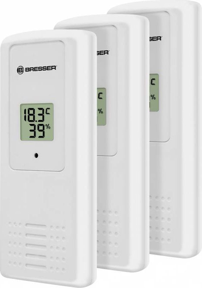 Метеоролошка станица Bresser Temeo Hygro Quadro, мерење температура и влажност, црна