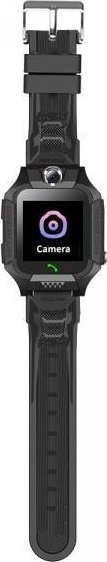 Orë inteligjente GoGPS K24, me ekran me prekje, GPS, e zezë