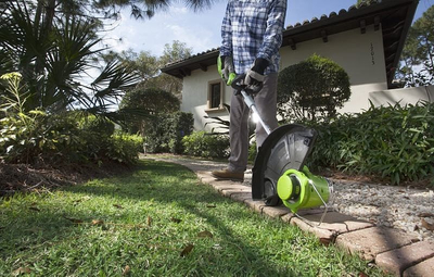 Trimmer bari Greenworks G40LT, 40V, 30cm, jeshil