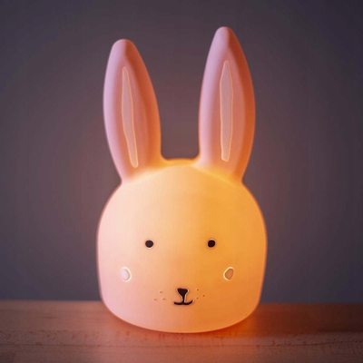 Dritë nate TRIXIE Mrs. Rabbit, LED, për fëmijë, rozë