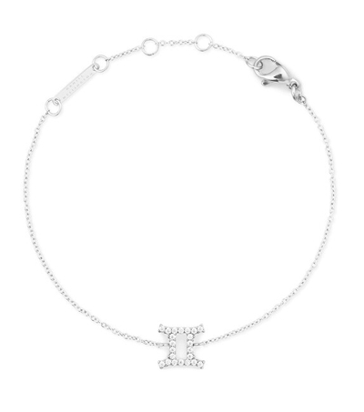 Byzylyk për femra Daniel Wellington Steel Chain Gemini Crystal Zodiac DW00400933, i argjendtë