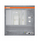 Plafon LED Osram Orbis, 24W, 410mm, i argjendtë