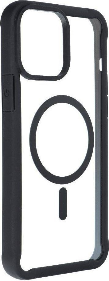 Këllëf telefoni X-One Dropguard 2.0, magnetik MagSafe, për iPhone 13 Pro Max, transparent i zi