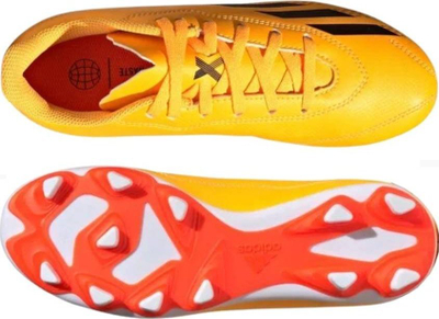 Këpucë futbolli Adidas X Speedportal.4 FG M GZ2460, fushë me bar natyral, për burra, portokalli