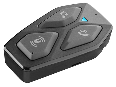 Dëgjuese për helmeta Intercom Cellularline U-COM 3, Bluetooth 5.1, IP67, 500m, e zezë