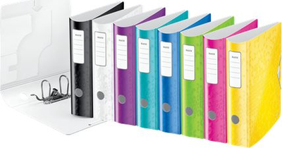 Dosje unazore LEITZ Active WOW, A4, 60mm, rozë metalike