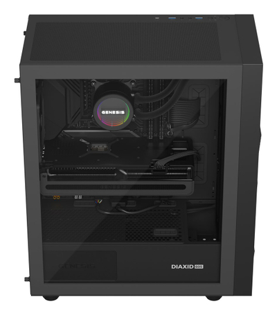 Ftohës uji për procesor Genesis Hydria 360 NLG-2320, radiator 360 mm, ARGB, i zi