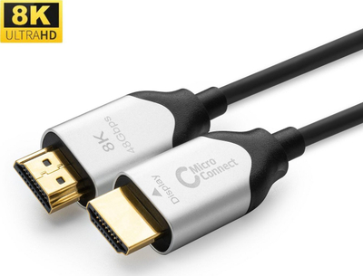 Kabllo HDMI Microconnect HDM191940V2.1OP, aktiv optik, 8K Ultra HD, e zezë