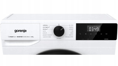 Lavastare Gorenje WNHPI94A1PS, 9 kg, 1400 xhiro, e bardhë me të zezë