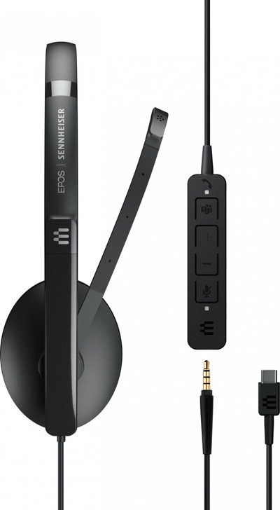 Kufje me mikrofon Epos ADAPT 135, USB C, 3.5mm, të zeza
