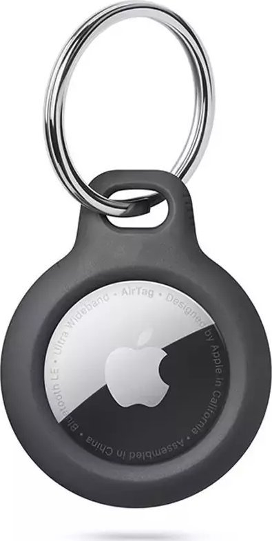 Varëse Tech‑Protect Rough për Apple AirTag, TPU, me karabin, e zezë