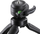 Tripod tavoline Mantona Kaleido Gaia, mini, i lehtë, i zi