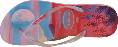 Shapka plazhi Havaianas Slim Paisage për goca, masa 41/42, rozë Pink Macaron