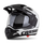 Kaska moto CASSIDA Tour 2.0 Dual 2026, Pinlock ready, vizor dielli, e bardhë e zezë