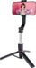 Shkop selfie tripod SSTR-13 me telekomandë Bluetooth, 21-133 cm, i zi