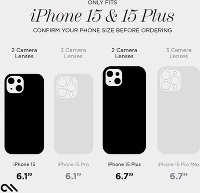 Mbrojtës xhami për lente Twinkle, për iPhone 15 dhe iPhone 15 Plus, transparent