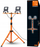 Reflektor pune LED Ledvance Worklights Tripod, 2x20W, 4000K, portokalli