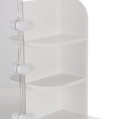 Dollap tualeti LAURYN HM2502.03, me ndriçim LED, 101.8x40x139.5cm, i bardhë
