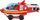 Lodër makinë PAW Patrol Aqua Pups Marshall Dolphin Rescue, me figurë, e kuqe