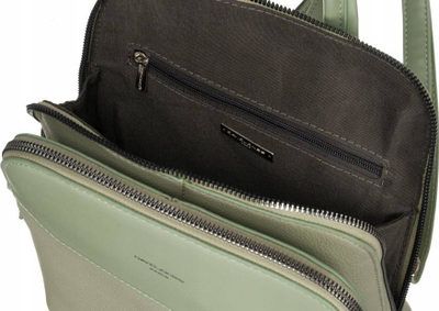 Shpinore për goca David Jones, lëkurë eko, model qyteti, jeshile e çelët