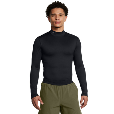 Bluzë sportive Under Armour UA CG Elite Mock, mëngë të gjata, për meshkuj, e zezë