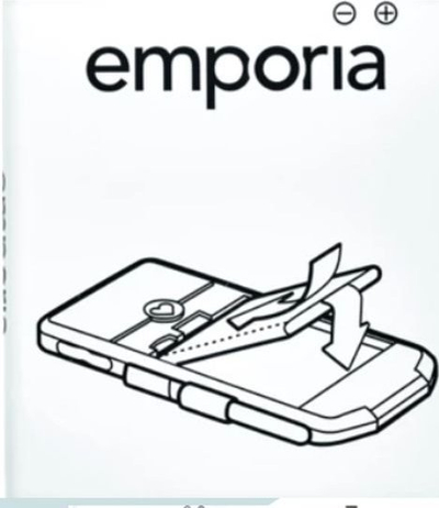 Bateri telefoni Emporia AK-V27-BC, origjinale, e bardhë