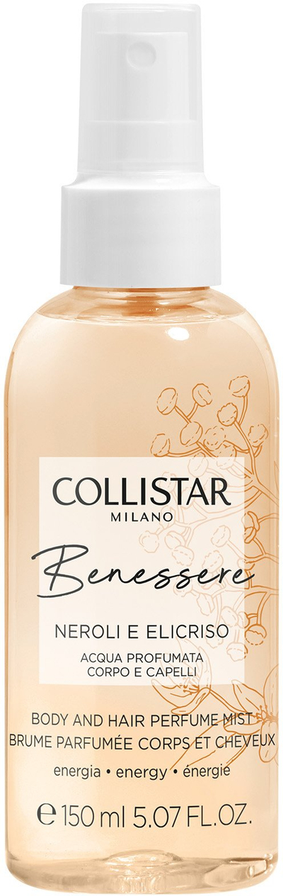Mjegull trup dhe flokë Collistar Benessere Neroli e Elicriso, për gra, 150 ml