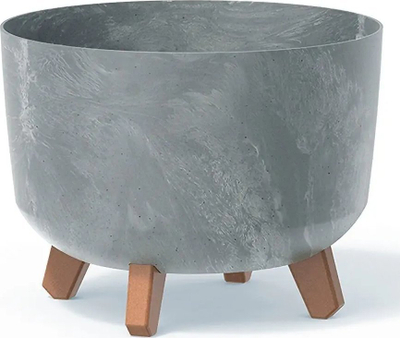 Vazo lulesh GRACIA Beton Effect, 29 cm, gri