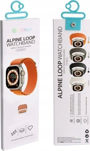 Rrip ore i mençme COTECi W95 Ultra Alpine Loop, për Apple Watch 42 44 45 49mm, material najlon, i bardhë