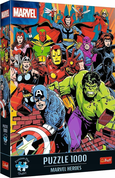 Puzzle Trefl Marvel Heroes, 1000 copa, shumëngjyrësh