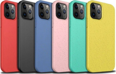 Kuti telefoni MX Eco për iPhone 11, TPU i biodegradum, mbrojtje mbrapa, rozë