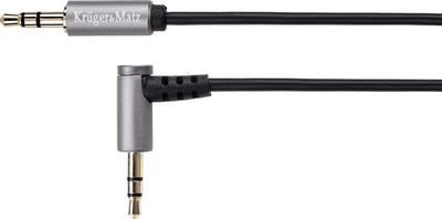 Kabllo Kruger&Matz Jack 3.5 mm (KM0312), 1 m, e zezë