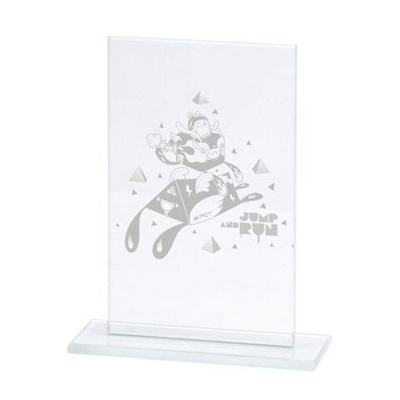 Kupë xhami Victoria Sport Glass Trophy, me gdhendje, transparente