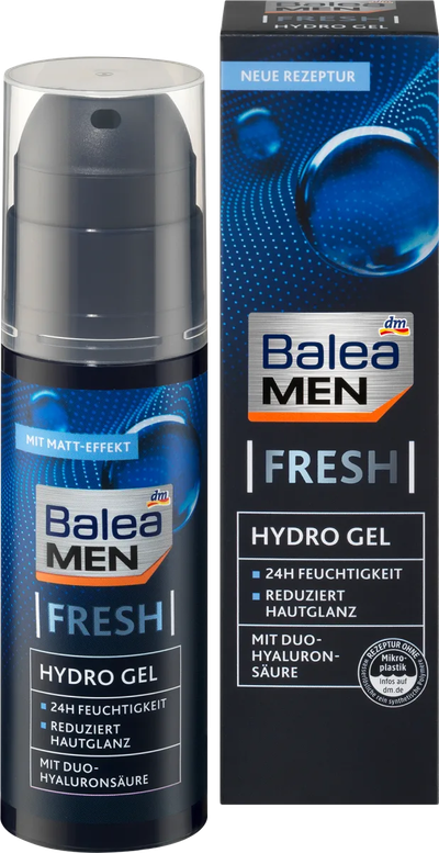 Xhel për fytyrë Balea MEN Hydro Gel Fresh, 75 ml